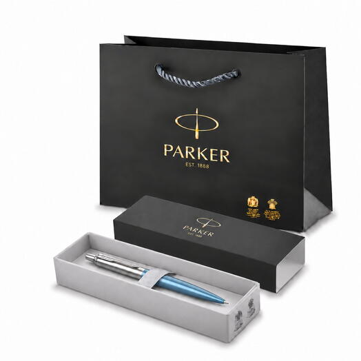 Подарочный набор Шариковая ручка Parker Jotter Waterloo в подарок врачу, преподавателю, коллеге, женщине на день рождения