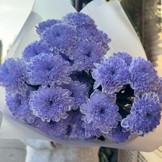 Букет кустовых хризантем 💜