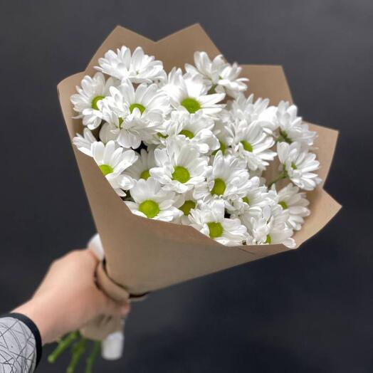Bouquet for a corporate party of 5 chrysanthemums