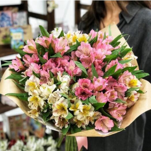 Bouquet of alstroemeria