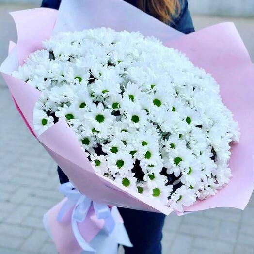 Облако из хризантем