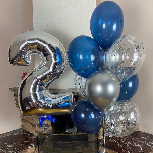 Globos de Cumpleaños, 11 piezas