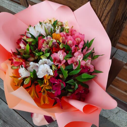 Bouquet of alstroemeria