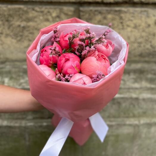 Pink peonies