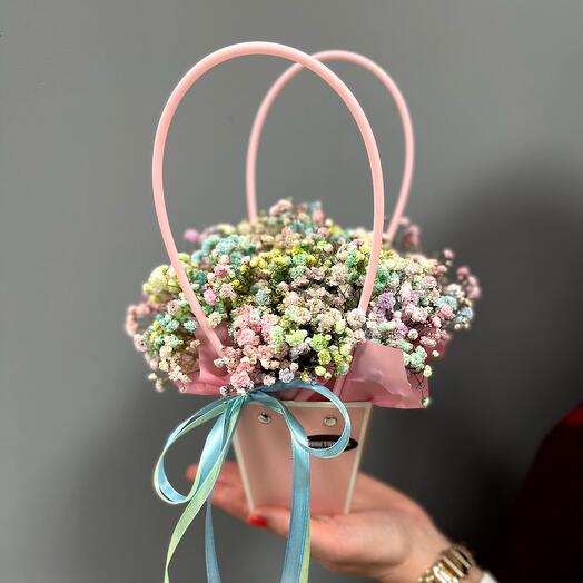 Composition of Rainbow Gypsophila