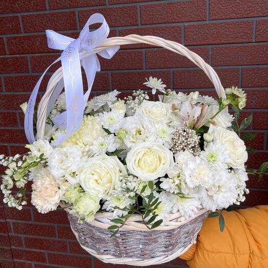 Cesta de flores