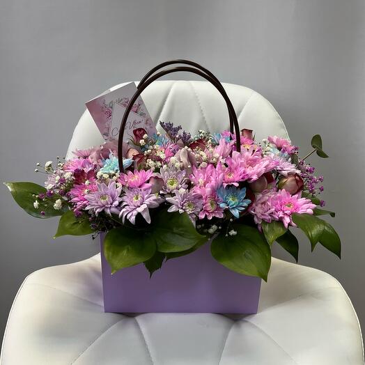 Flowers in a box