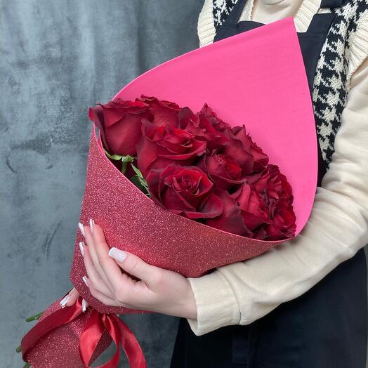 Ramo de rosas "terciopelo Rojo"️🔥
