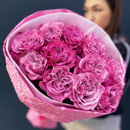 Bouquet of 11 roses Country Blues