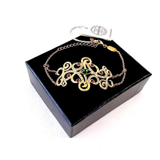 Ajour-de-Paris gold Green Bracelet