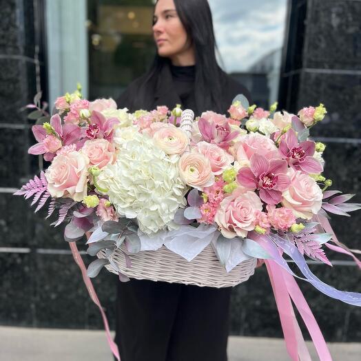 Корзина с цветами