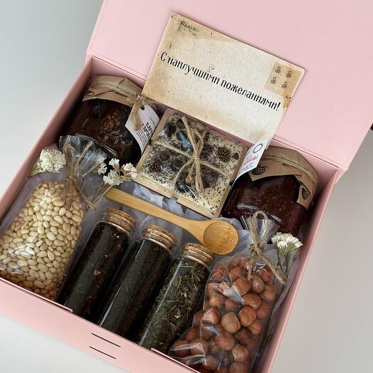 Set de regalo en Caja magnética "Con gratitud"