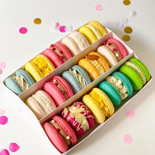 Assorted pasta 15 pieces of different flavors as a gift