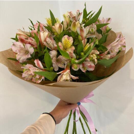 Bouquet of light Alstroemeria