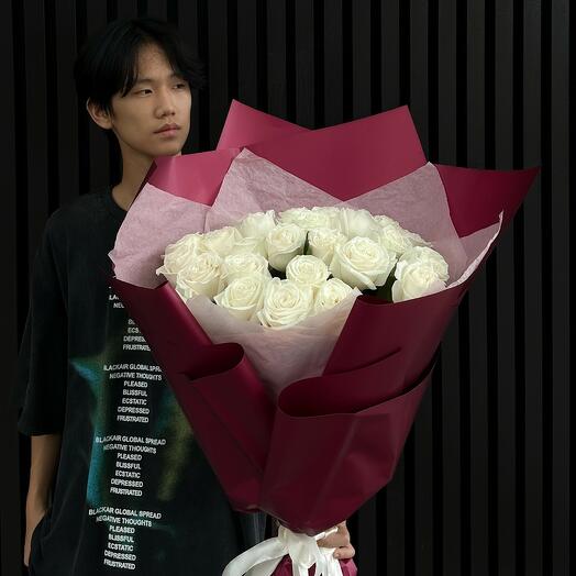 Букет White Classic 25