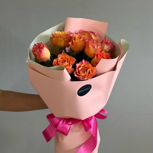 Букет из 9 роз 50 см (4.83)