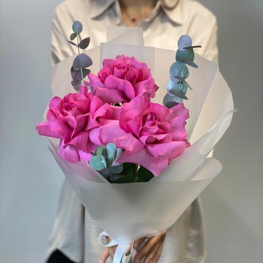 Букет розовый уют