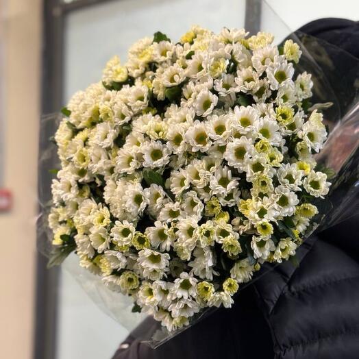 Букет «кустовых хризантем сантини»