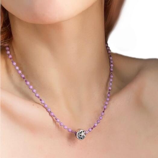 Ожерелье / колье двустороннее с надписью «Ты моя Вселенная»