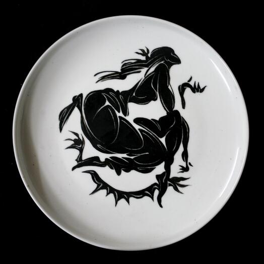 Ариадна / декоративная тарелка поднос, авторская работа