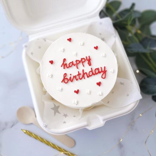 Бенто торт Happy birthday в подарок на день рождения