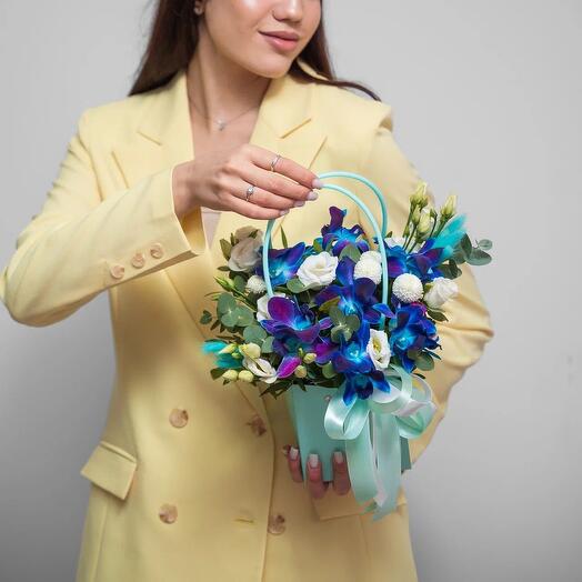 Flowers in the cosmos handbag