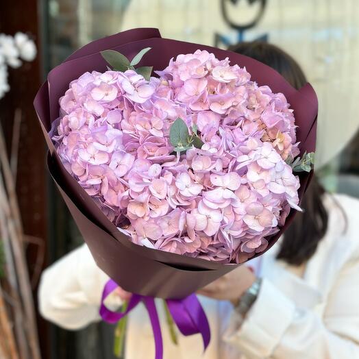 Моно лавандовая гортензия 3шт