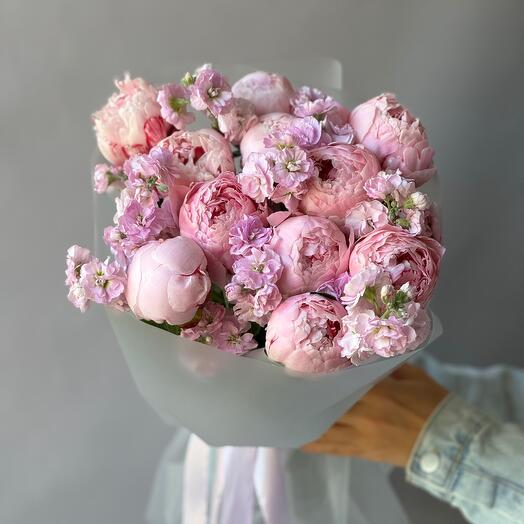 💕Пионы и ароматная маттиола
