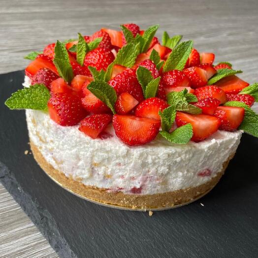 Клубничный чизкейк