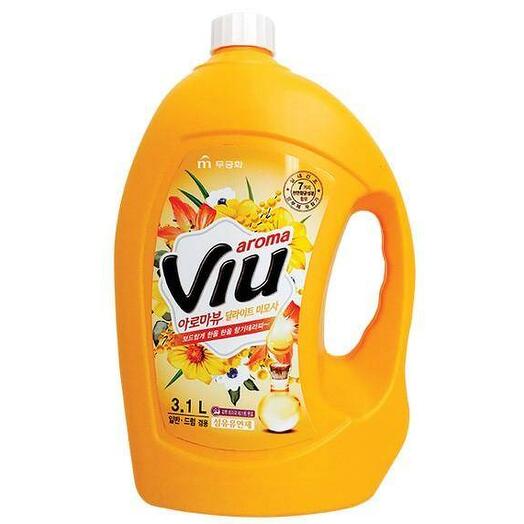 Mukunghwa Aroma Viu golden Mimosa Кондиционер для белья золотая мимоза - 3,1 л (бутыль)
