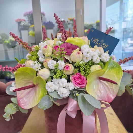 Цветы в коробке2345