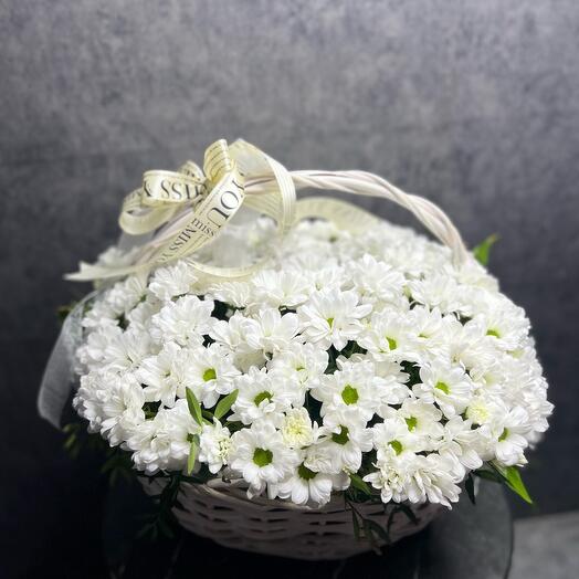 Корзина с цветами 6