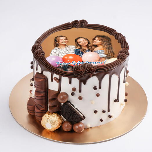 Choco Lava Luxe Photo Cake