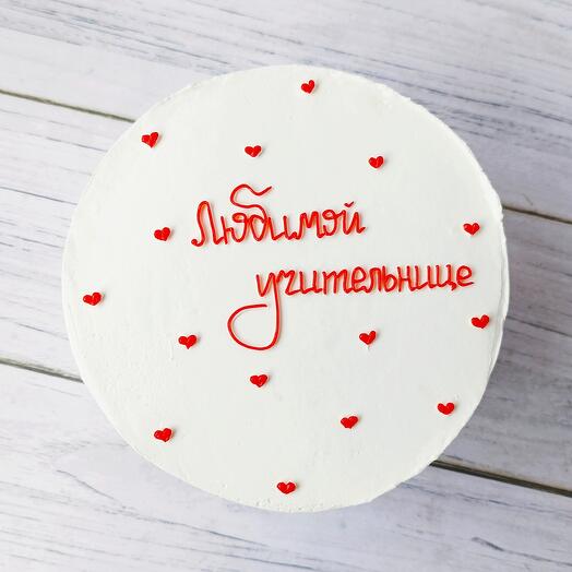 Бенто торт 750 гр на 1 сентября, любимой учительнице