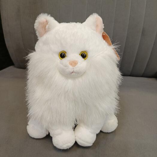 Мягкая игрушка Белый Кот