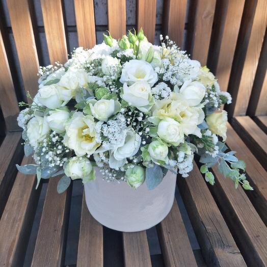 Цветы в коробке38