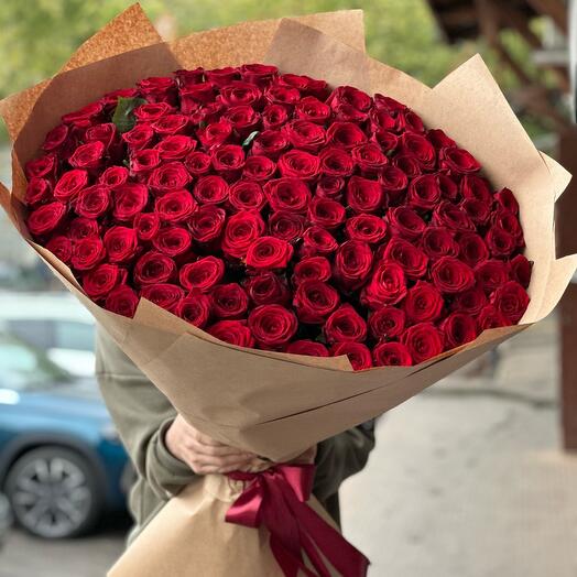 101 Red Roses 80 cm