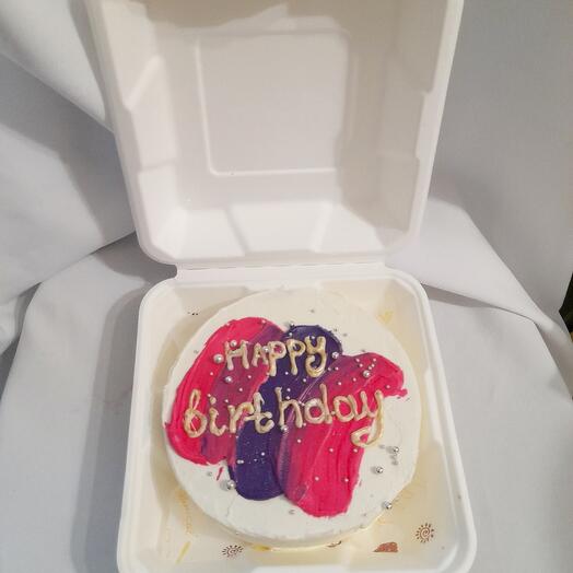 Бенто торт "  Happy birthday "