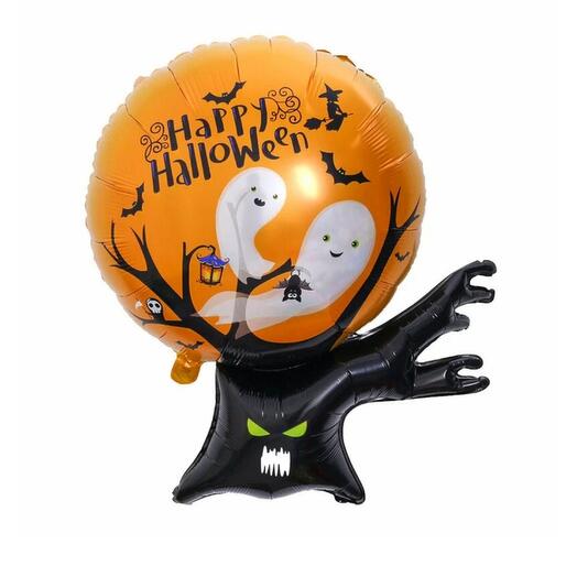 Воздушный шар дерево с привидениями хэллоуин Halloween