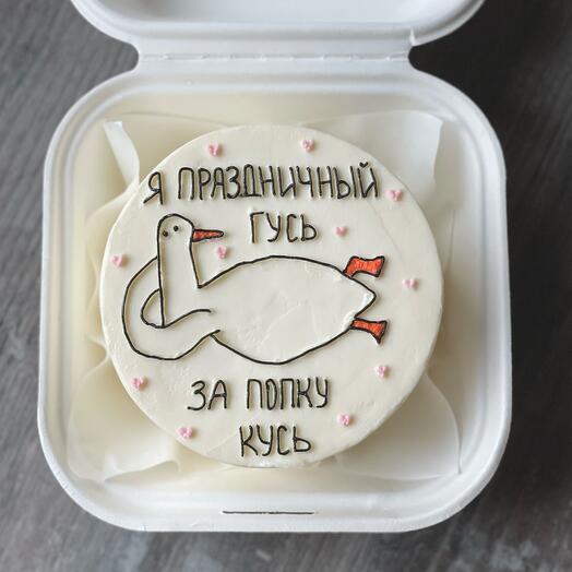 Бенто-торт с гусем