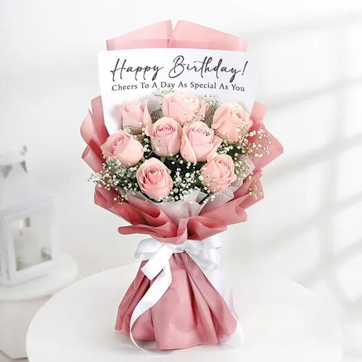 Birthday Cheers Enchanting Blooms Bouquet