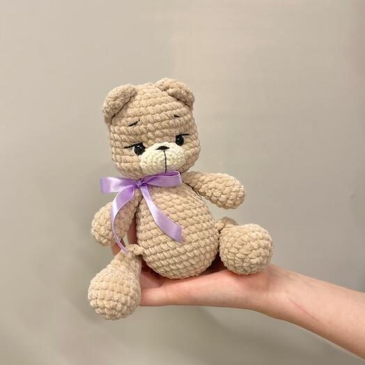 Вязаная игрушка «Котик» ручной работы