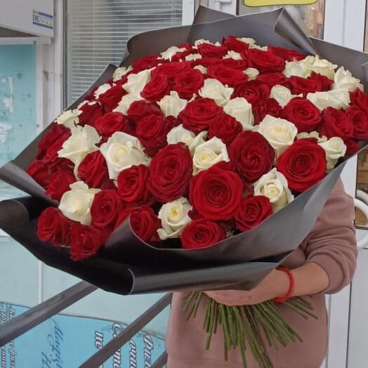 Букет из 101 розы