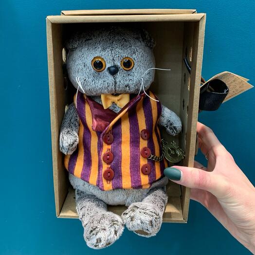 Басик в полосатом жилете