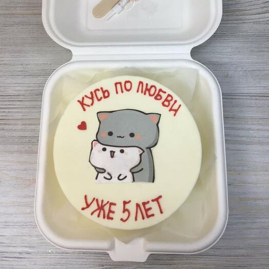 Бенто торт "Кусь по любви"