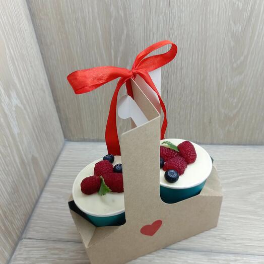 Cake to go  десерт, торт в стакане, подарок на 8 марта
