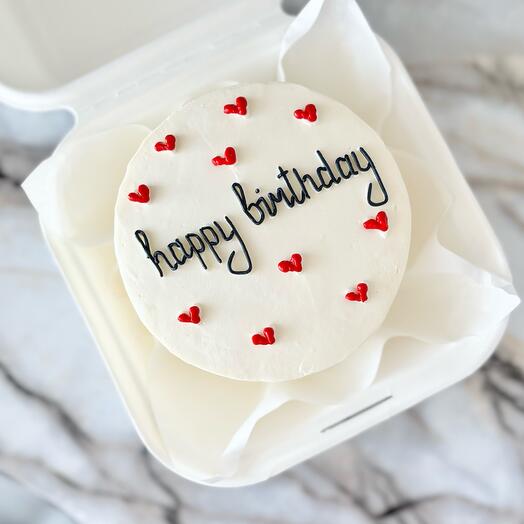 Бенто-торт на день рождение happy birthday