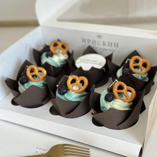 Капкейки Красный бархат с вишней