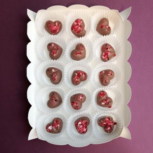 "Сердце" конфеты ручной работы с начинкой  набор 015