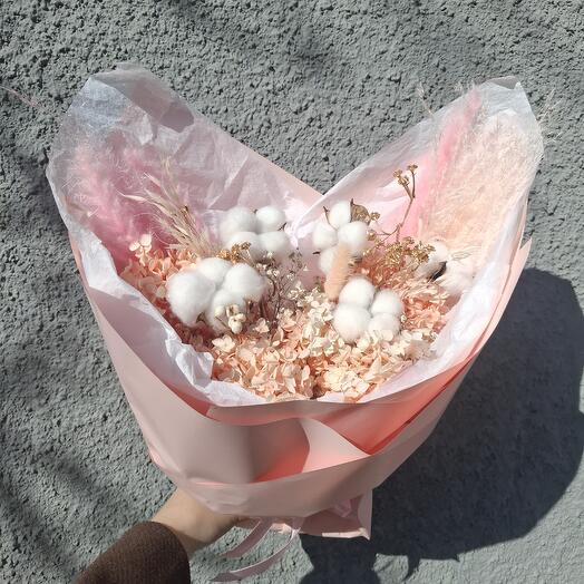 Bouquet of dried flowers "Pleasant"